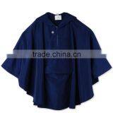 Blue Froggie Raincoat Cape With Monster Printed Hood Kid Wear Child Clothing HSC5940 thumbnail-2