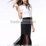Beautiful Design Asymmetrical Office Wear Long Skirts for Women thumbnail-4