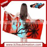 Custom Sublimation Beach Suede Microfiber Towel thumbnail-1
