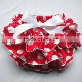 Adorable Baby Diaper, Satin Baby Bloomers, Wholesale Baby Ruffle Bloomers thumbnail-5