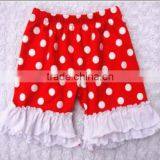 2016 China Yiwu Product and Wholesale and EXW Price Cotton Shorts With Rufffle for Baby Kids for Summer and Sport Wearing thumbnail-3