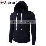 Wholesale Solid Color Men Custom Hoodies Xxxxl Pullover thumbnail-3