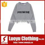 Crop Top Sweatshirt for Women From China Professional Maker thumbnail-1
