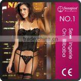 2015 Hot Sales and Fashionable Black Sexy Fat Women Corset thumbnail-1