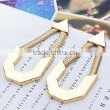 Unique Design Round Cricle Crystal Pndant Earrings Women Fashion Crystal Stud Earrings Jewelry for 2016 thumbnail-6