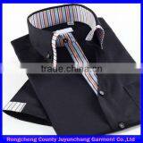 New Products Mens Wedding Business Wear Slim Fit Black Dress Shirts thumbnail-4