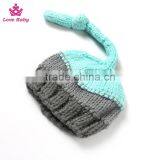 2pcs Set Newborn Baby Girl Boy Crochet Knit Hat Costume Photography Prop Outfit Set thumbnail-3
