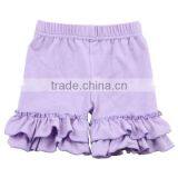 2017 Purple Girl Shorts Best Selling Baby Icing Ruffle Pant Wholesale Ruffle Shorts thumbnail-1
