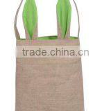 2016 New Arrival Fashion Easter Burlap Bunny Basket Easter Bucket Easter Basket Full Stock thumbnail-4