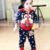 Wholesale Children's Cotton Big Monkey Suit Zipper Wear Little Star Patterns thumbnail-1