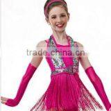 New Arrival Kid Cool Latin Dancewear -- The Newest Teen Jazz Style Dress Skirt---child&adults Newest Cool Dance Costume thumbnail-1