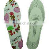 PU Flat Sport Supporting Anti Odor Shoe Insole