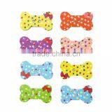30pcs 2-Hole Multicolor Bone Pattern Natural Wooden Buttons Decorative Button Sewing Craft DIY Accessories thumbnail-2