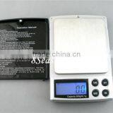 Black Case Packed Digital Scale LCD Electronic Pocket Balance Scale thumbnail-2