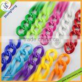 Colorful Plastic Link Chain,Various Shape Plastic Chain thumbnail-1