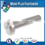 Made in Taiwan DIN 85 ISO 1580 Slotted Pan Head Machine Screw DIN 85 thumbnail-6