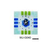 Art Glass Clock thumbnail-1