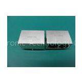 PCB Mounting Receptacle 2 Port RJ45 Jack Connectors 10 / 100Base-Tx KRJ-201GYWNL thumbnail-1