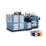 Disposable Tea Coffee Cup Making Machine / Fully Automatic Paper Cup Forming Machine