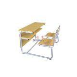 Sell School Furniture (student Desk and Chair)FT-0502 Detachable Double Desk& Chair thumbnail-1