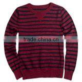 Winter Youth Wool Blends Long Sleeve v Neck School Sweater thumbnail-3