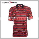 Factory OEM Red&Black Huntte Print Longline t Shirt Men's Polo Shirt thumbnail-1