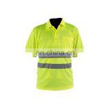 cheap 65%polyester 35%cotton micro mesh fabric safety reflective t-shirt