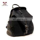 Fashion Casual Women Black Orange Backpack Laptop Bags thumbnail-1