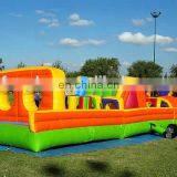 HI Adult Inflatable Obstacle Course Inflatable Tunnel Game for Outdoor Events