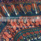 Green Color Barmeri Mandala Bhala Design Tapestry Indian Double Handmade Tapestry for Sale 92x82 Tapestry thumbnail-5