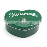 Small Cute Metal Tin Box for Chocolate Candy With Embossed Logo