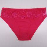 Yun Meng Ni Sexy Underwear Front Sexy Lace Waist Band Ladies Briefs Soft Cotton Women Panty thumbnail-5