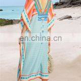 2019 летний шифоновий купальник-кафтан для жінок, пляжний палео, купальник-облякання, саїда де праія, пляжний халат, пляжний сарафан thumbnail-4