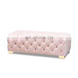 Reatai Modern Home Furniture Bed Sofa Tufted Ottoman Seat Living Bench thumbnail-2