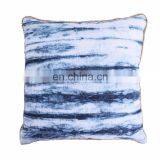 Custom Polyester Waterproof Blue Outdoor Cushion Luxury Covers Cactus Pattern With Linen Fringes thumbnail-4