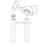 High Quality Stainless Steel 304 Handrail Support Round Square Tube Bracket thumbnail-5