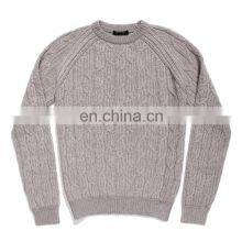 Mens Cable Knit Pure Cashmere Sweater Casual Warm Sweater thumbnail-1