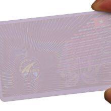 Custom Transparent Hologram Sticker for Plastic Card Security Paper thumbnail-3