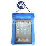 PVC waerproof phone bag for iPad mini waterproof bagd for diving