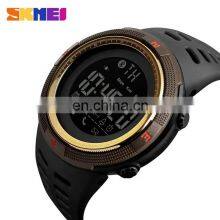 SKMEI 1250 Fashion Pedometer Sport Men's Watch 2019 Smart Watch China Plastic Men Silicone Resin Rubber Round Buckle PU Strap thumbnail-4