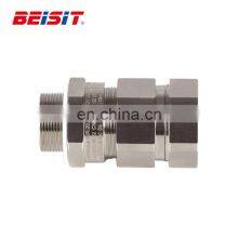 IECEx ATEX Certificated Airtight Strong Nickel Plated Cable Seal Sleeve Hose Gland thumbnail-2