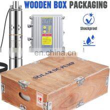 DC Solar Water Pump System Price 1HP 1.5HP 2HP Borehole Submersible Solar Powered Water Pump 3 Inch Brushless thumbnail-5