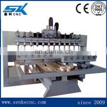8 Heads 4 Axis Wood Rotary Engraving Machine Wood Stair 4 Axis Wood Cnc Router Machine thumbnail-2