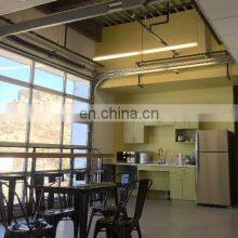 Aluminum Benefit Glass Low Price Residential Automatic Black Door CE Customized Sectional Garage Door Modern Solid Wood Exterior thumbnail-3