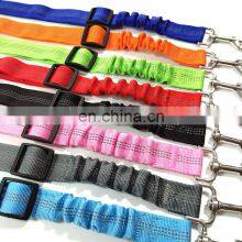 Pet Car Seat Belt Dog Seat Belt Dog Leash Vehicle Belt Adjustable Cushioning Elastic Reflective Safety Rope for Dog Cat thumbnail-2
