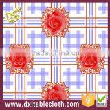 PVC Tablecloth Roll of Curly Flower Branches Design