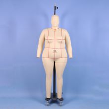 Professional Female Mannequin Plus size Fat Women Full Body Dress Form w/ Collapsible Shoulders and Removable Arms