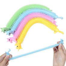 Fidget Sensory Toy Unicorn Pull Rope Noodles Stretchy String Build Resistance Squeeze Pull Noodles String Fidget Autism Vent Toy thumbnail-3