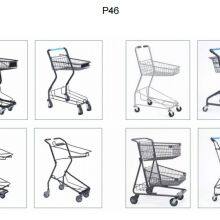 Heavy Duty Cargo Warehouse Trolley 4 Swivel Flat Casters With Platfrom and Foldable Baskets 03 Roll Container thumbnail-3