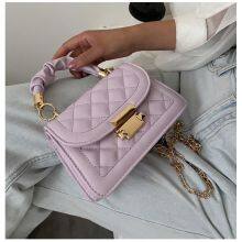 2024 Fashionable Chain Crossbody Handbag for Women, Trendy Small Square Bag thumbnail-4
